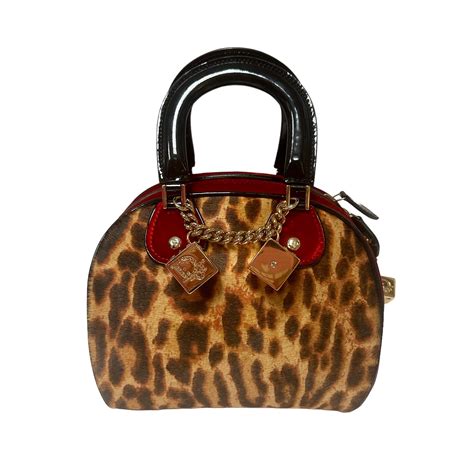 Dior Leopard Mini Gambler Bag 